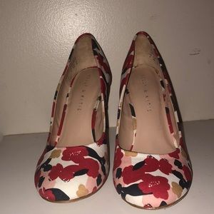 Floral Printed High Heels